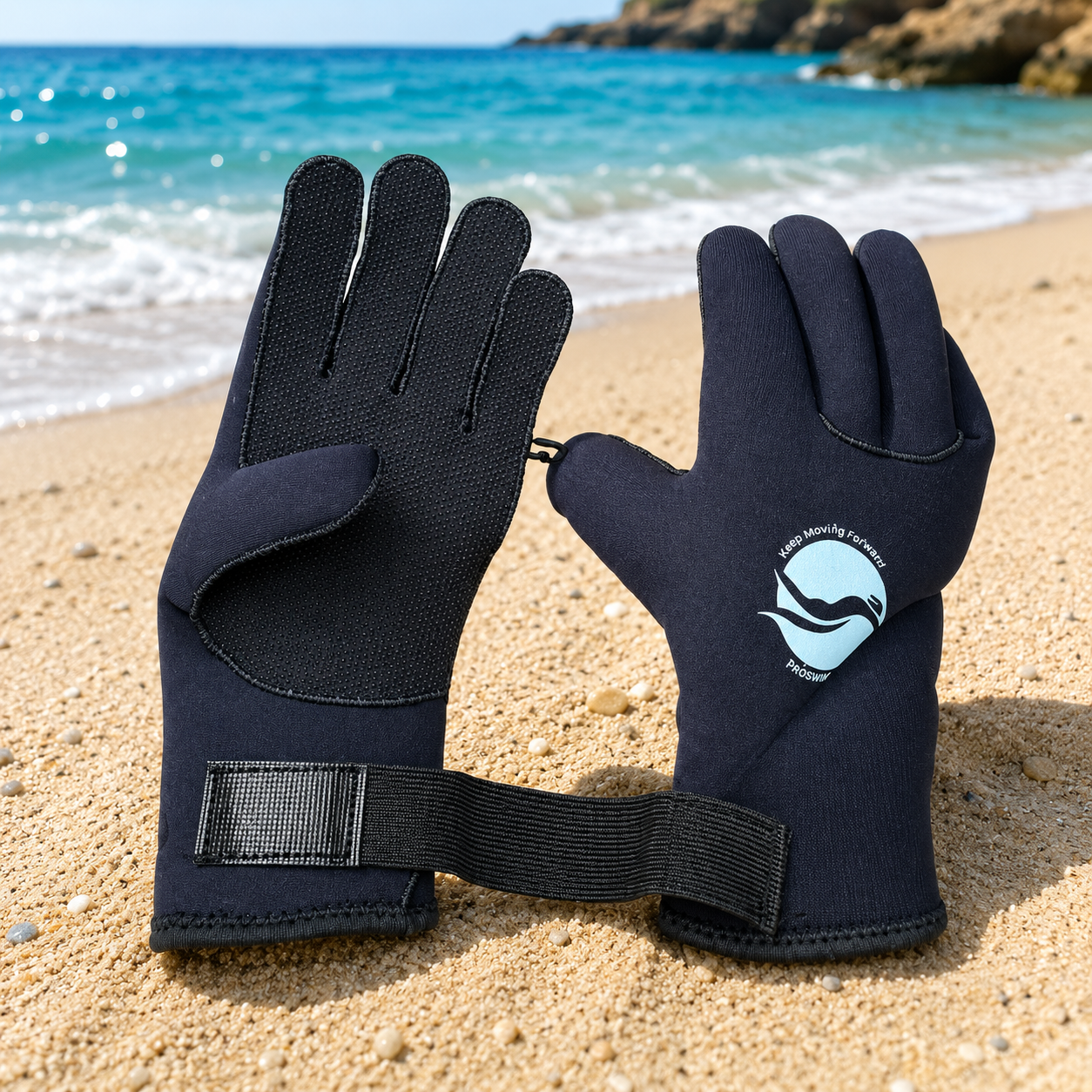 2mm Neoprene Thermal Gloves - Black