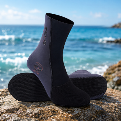 ZCCO Neoprene Socks Unisex 3mm Wetsuit Booties - Grey