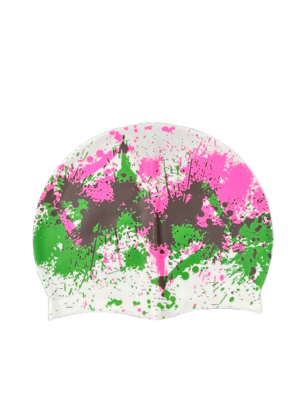 Silicone Swim cap - Tie Dye Print 63g