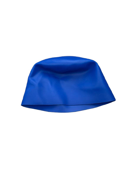"Quarter Pounder" Silicon Swim Cap - Blue 102g