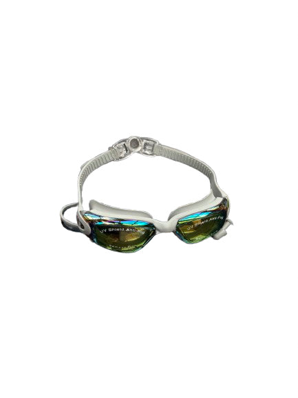 Swimming Goggles - Grey Colour with Rainbow Lens 152g