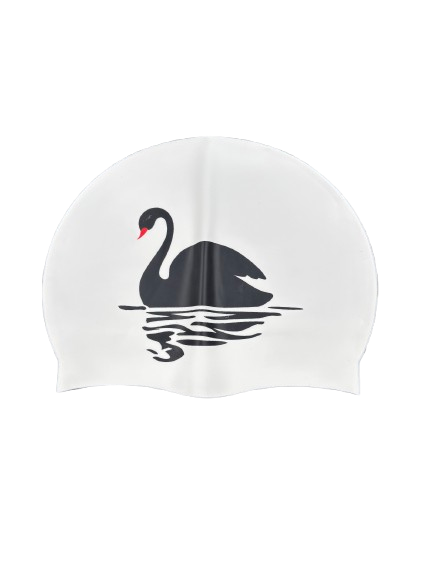 Silicon Swim Cap - Black Swan 63g