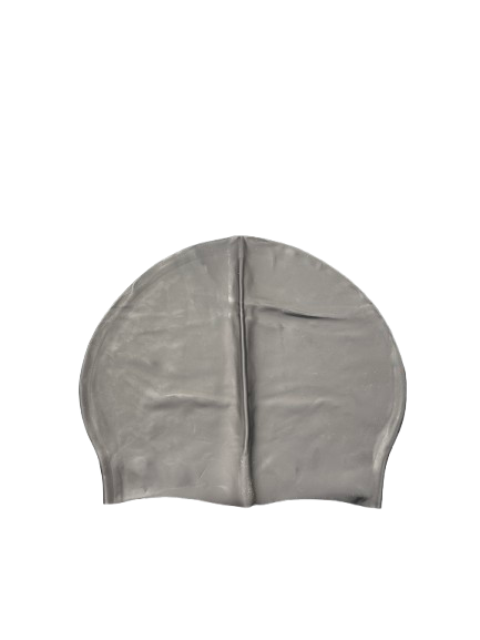 Silicone Swim Cap - Grey Print 80g