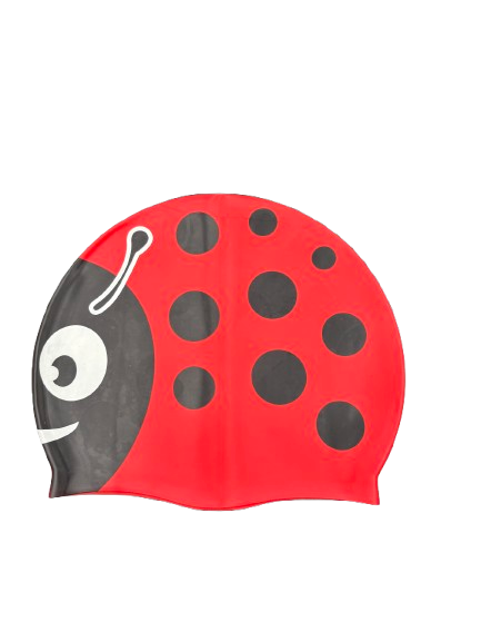Silicon Swim Cap - lady Bug Print 43g