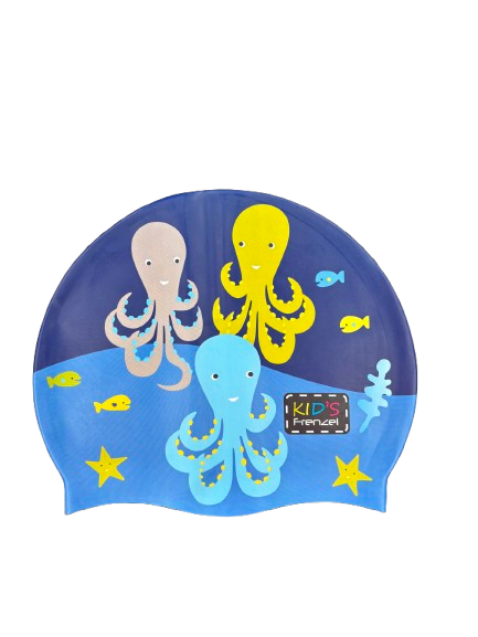 Silicone Swim Cap - Octopus Print 49g