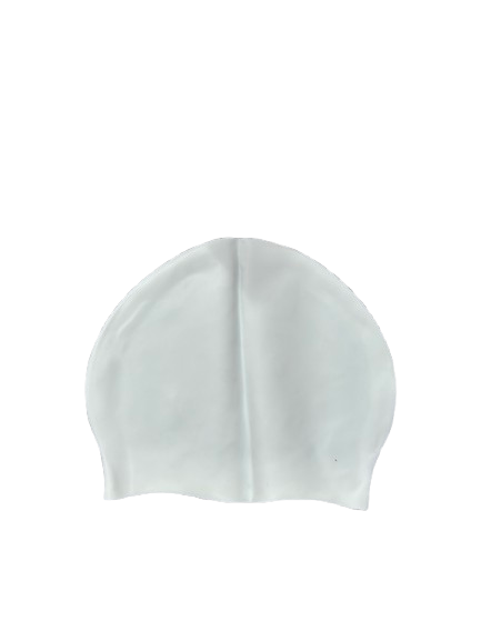 Silicone Swim Cap - White Print 58g